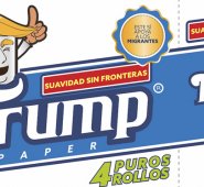 Un empresario mexicano creó el papel higiénico Trump. AP
