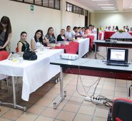 Mónica Fonseca, gerenta de Proempresas, presentó las líneas de investigación de la entidad en el encuentro número 24 del Comité Universidad Empresa Estado CUEE. Obando