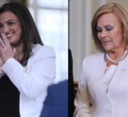 Karen Abudinen y Yolanda Pinto, nuevas directoras del ICBF y de la Unidad Nacional de Víctimas, respectivamente. Colprensa