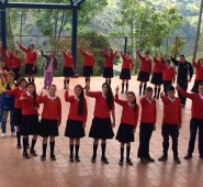 Los jóvenes del sector rural han participado activamente en las actividades de la Semana de la Juventud, especialmente en las carreras de observación. Cortesía