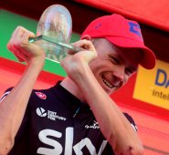 Froome ganó la etapa 16 de la Vuelta a España, AFP