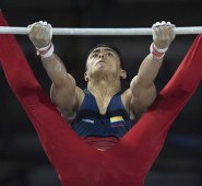 2 medallas, una de oro y otra de plata, ha ganado Jossimar en las copas mundo de Bulgaria y Hungría. Archivo
