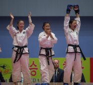 Corea del Norte es uno de los países más competitivos en Taekwondo. AFP