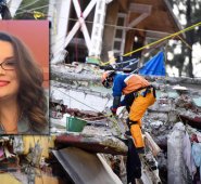 Lucía Zamora regresó a la vida de entre los escombros en que quedó atrapada. Archivo particular