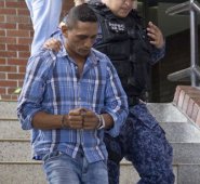 Estoiber David Bolaños Marzola está detenido en la cárcel de Bucaramanga. Fue trasladado a Cúcuta para la audiencia judicial. Alfredo Estévez