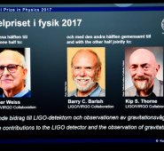 Tres estadounidenses recibieron el martes el Premio Nobel de Física. AFP