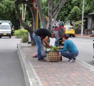 Los vendedores ambulantes se han tomado los andenes y separadores del barrio, y la comunidad dice sentirse desprotegida por parte de las autoridades. César Obando