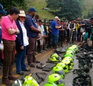 Los líderes indígenas y las autoridades firmaron un acta en el que acordaron que los miembros de la Fuerzas Armadas no entrarán a las zonas donde esta concentrada la minga indígena. Colprensa