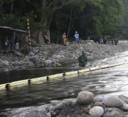 La instalación de una válvula ilícita para robar crudo, sería la causa de la emergencia. Archivo La Opinión