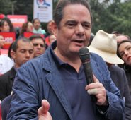 Ante dirigentes gremiales, empresarios y políticos, el exvicepresidente y candidato presidencial, Germán Vargas Lleras, presentó las bases de su propuesta económica para 2018. Archivo