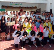 Un grupo de 40 estudiantes del Instituto Técnico Industrial recibió la formación durante el año y recibió diploma como guardianes del patrimonio. Cortesía