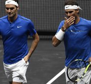 El español y el suizo terminaron el año como los mejores de la clasificación mundial ATP, ocupando el primer y segundo puesto, respectivamente. 
 AFP