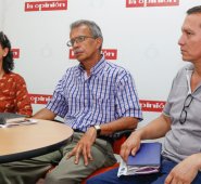 Yolima gómez y Salvador Albarracín hacen parte del equipo de campaña de Gustavo Petro a la Presidencia de la República, en Norte de Santander. Mario Franco