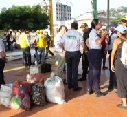 Las actividades de desalojo iniciaron a las 6:00 a.m. de este miércoles. Alfredo Estévez