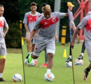 Los futbolistas motilones siguen trabajando en su acondicionamiento físico para el arranque del torneo. Mario Caicedo