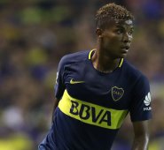 Wilmar Barrios, volante colombiano del Boca Juniors. AFP