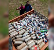 Ocaña tendrá una vivienda hecha con botellas plásticas y materiales amigables con el medio ambiente. Cortesía