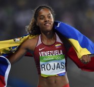 La atleta de salto triple buscará hoy hacerse con el oro en el Mundial de Atletismo en Pista Cubierta disputado en Birmingham (Inglaterra). Archivo