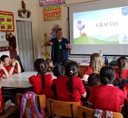 Las charlas se iniciaron en los colegios de la zona rural. Se tiene previsto llegar hasta las instituciones del casco urbano para fortalecer la cultura ambiental. Cortesía