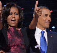 Barack Obama, y su esposa Michelle. AFP