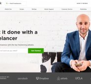 El portal Upwork facilita la conexión entre empleador y empleado en más de 90 categorías laborales. Además asegura al usuario que los pagos se harán mediante la plataforma para más seguridad. Captura web Upwork