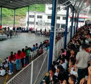 El encuentro se llevó a cabo en un colegio de ese municipio. Cortesía