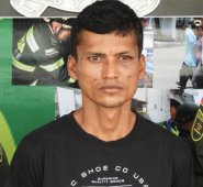 Omar Andrés Parada fue capturado por tentativa de homicidio. Policía Nacional