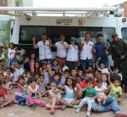 La Alcaldía y la Policía organizaron el agasajo con apoyo de la Gobernación. Cortesía