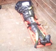 El cadáver fue encontrado en la finca La Esmeralda. Cortesía