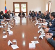 "Con los alcaldes nos enfocamos en dejar una hoja de ruta clara más allá del 7 de agosto para el Catatumbo", expresó el vicepresidente Naranjo. Tomada de Twitter