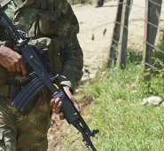 El Ejército informó que, en horas de la noche del miércoles, sus tropas fueron hostigadas. Archivo