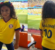 Salomé, la hija del cucuteño James Rodríguez. @daniela_ospina5