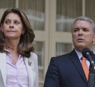 Marta Lucía Ramírez, vicepresidenta electa. e Iván Duque, presidente electo, se reunieron este jueves con Santos y una comisión del Gobierno para comenzar el proceso e empalme. Colprensa
