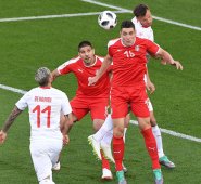 El encuentro terminó 2-1 a favor de Suiza.   AFP