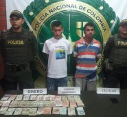 Los delincuentes se habían robado $310.000 en efectivo y un celular valorado en al menos $350.000. Policía Nacional