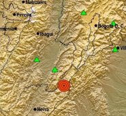 El temblor también se sintió fuerte en varios departamentos del centro del país como Tolima y Cundinamarca. SGC