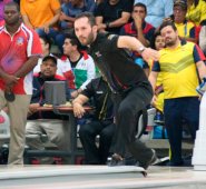 Rodríguez llegó a la última línea de la competencia con una diferencia a favor de 34 pines, sobre el bolichero mexicano. Colprensa