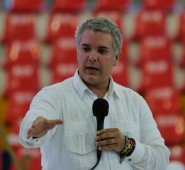 Iván Duque posesionó a un grupo de altos consejeros de Estado, en la Plaza de Nariño. Colprensa