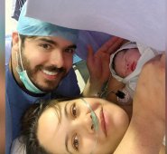 Dakota, la hija de Jhoan Álvarez y Laura Contreras, nació el 22 de agosto. Tomada de Instagram