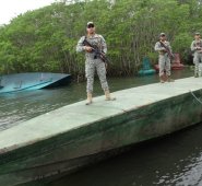 Las acciones que adelanta la Armada Nacional se cumplen a lo largo del Pacífico chocoano. Colprensa