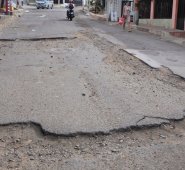 Calles del barrio Bella Vista. César Obando