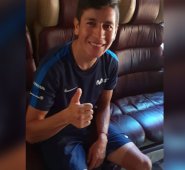 La caída se presentó a 20 kilómetros del final. Movistar Team