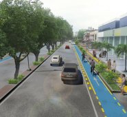 La ciclorruta que se construirá en la Gran Colombia hace parte del plan metropolitano que lidera el Área Metropolitana y la Cancillería. Cortesía