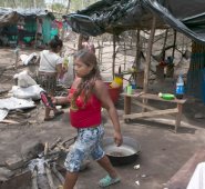 Los yukpa ya empezaron a recibir ayuda humanitaria de Acnur y Cruz Roja Internacional. Juan Pablo Cohen