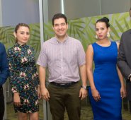 Fabián Romero, Lorena Torres, Amilcar Mirep, Yenifer Sandoval y Hugo  Santos. Alfredo Estévez