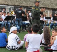 Más de 40 niños de los sectores más pobres de Pamplona se integraron en actividades. Cortesía