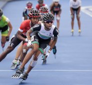 Patinadora vallecaucana del registro de Antioquia, Helen Andrea Montoya. Colprensa