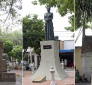Mujeres con honores en la ciudad.  Alfredo Estévez / La Opinión