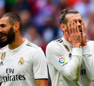 Karim Benzema y Gareth Bale. AFP