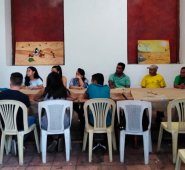 Socialización del proyecto que lidera Acción Poética Cúcuta en alianza con la Policía Metropolitana. Cortesía